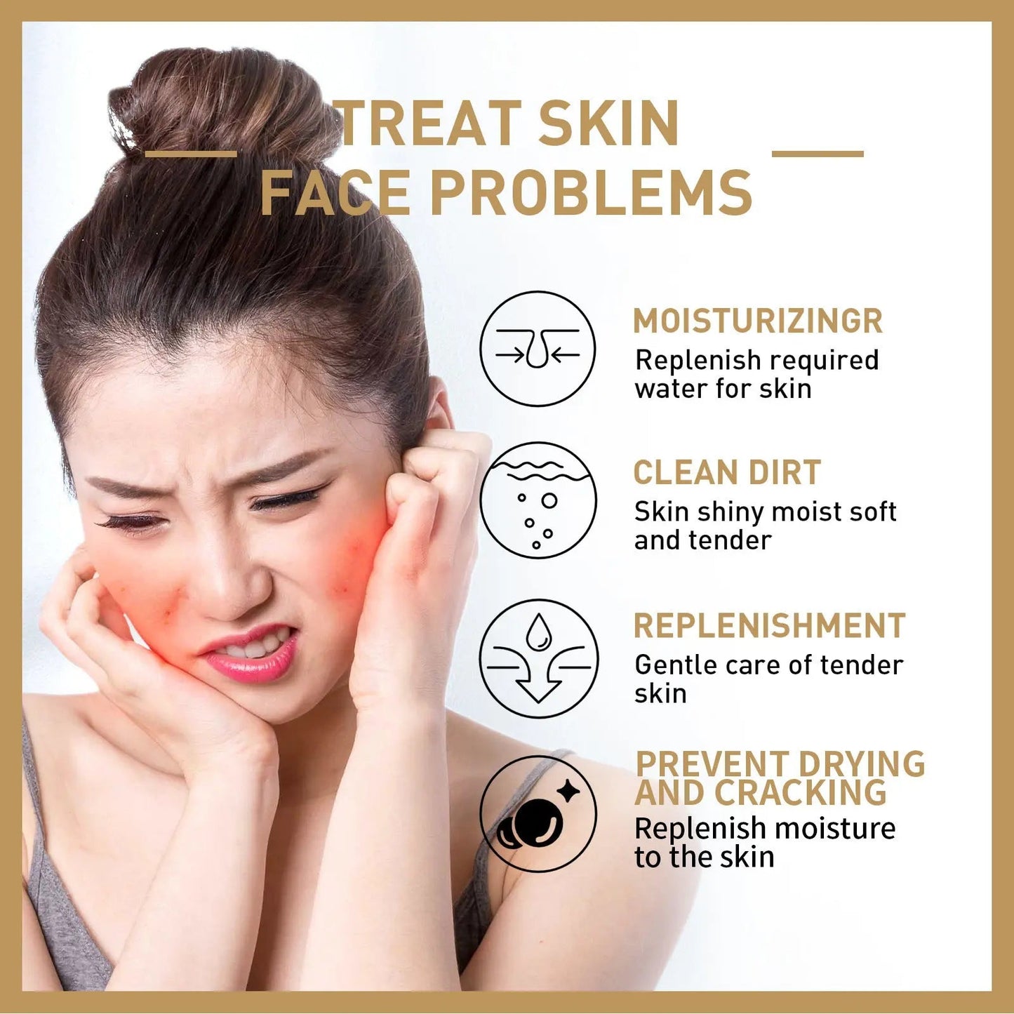 Rice Toner Lotion Dyp Fuktighetsgivende og Repairing Skin Barrier